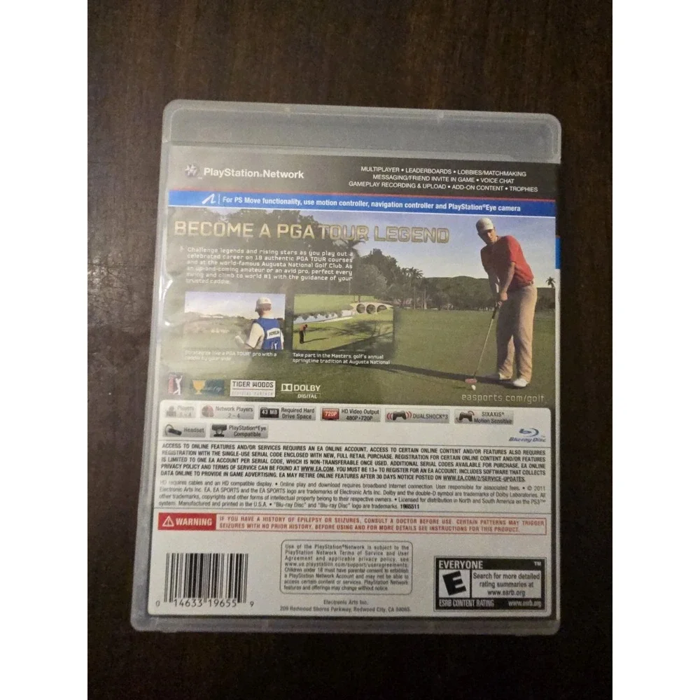 TIGER WOODS PGA TOUR 12 COLLECTOR'S EDITION Sony PlayStation 3 COMPLETE PS3 Golf